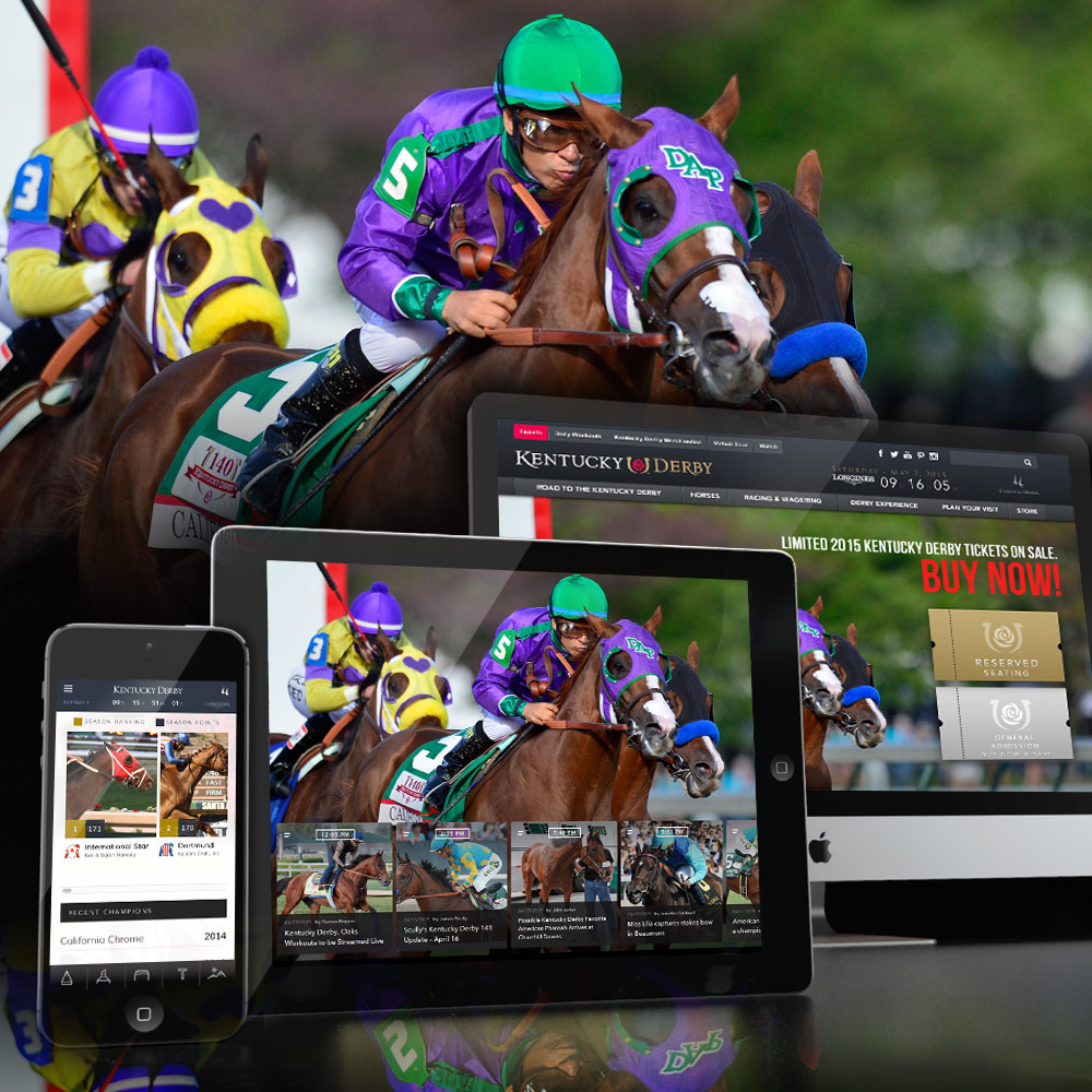 Teaser Of The Kentucky Derby And Churchill Downs Websites