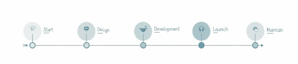 Create a detailed website redesign project timeline