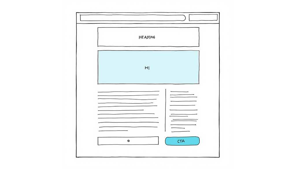 Page hierarchy reinforces direction