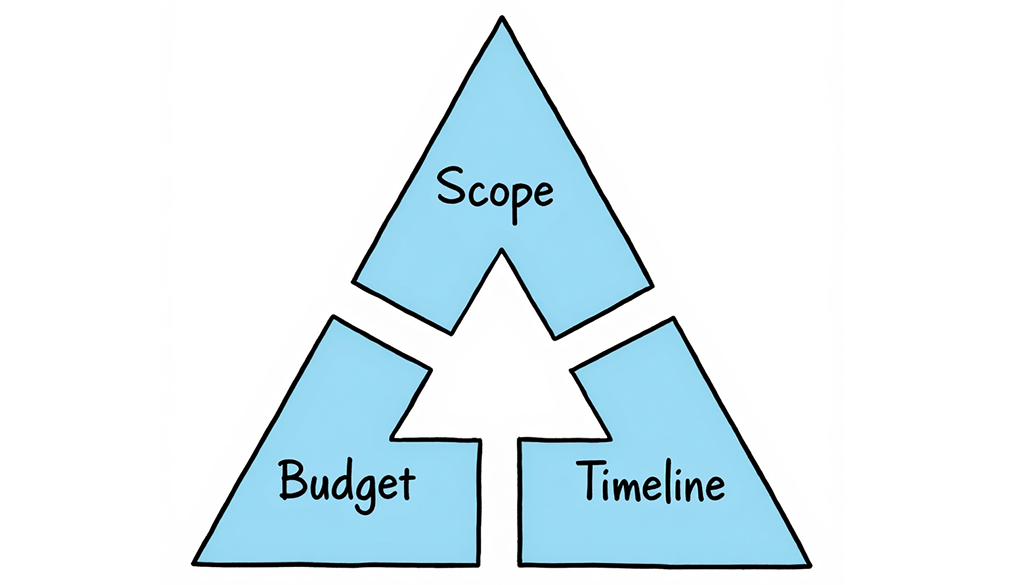 The Project Triangle: Scope, Budget and Timeline