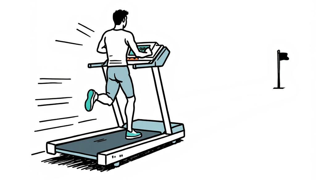 Speed doesn't matter without motion towards a goal